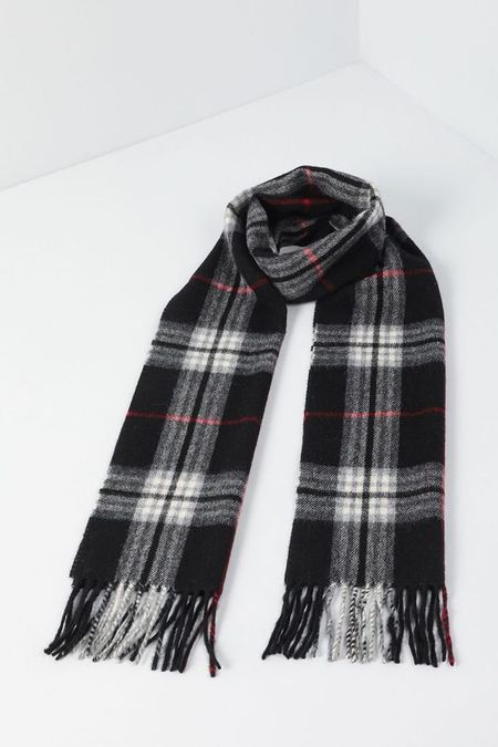 Шарф в клетку с бахромой Fraas 1147₽