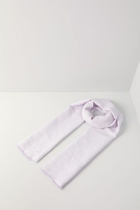 Шарф хлопковый с принтом Fraas