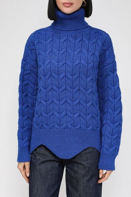 Шерстяной свитер фактурной вязки BELUCCI 2390₽