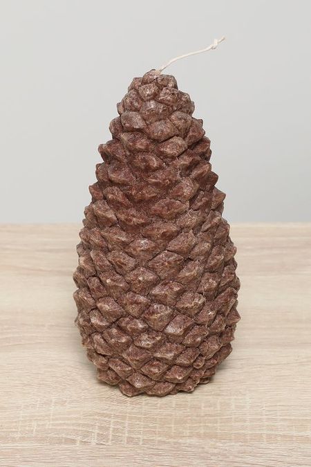 Аромасвеча Фигурная Шишка большая с хвойным ароматом Bougies la francaise