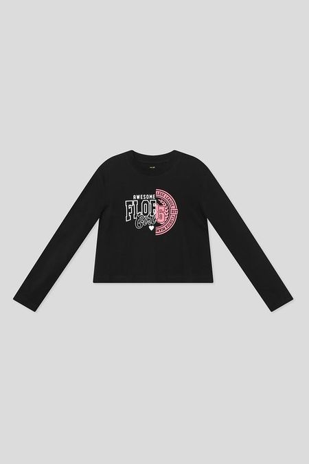 Лонгслив хлопковый с принтом OVS 240₽