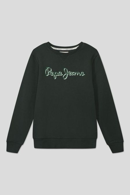 Хлопковый свитшот с логотипом бренда PEPE JEANS 2422₽