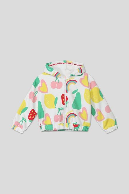 Толстовка на молнии с капюшоном и ярким принтом LOVE THERAPY 915₽