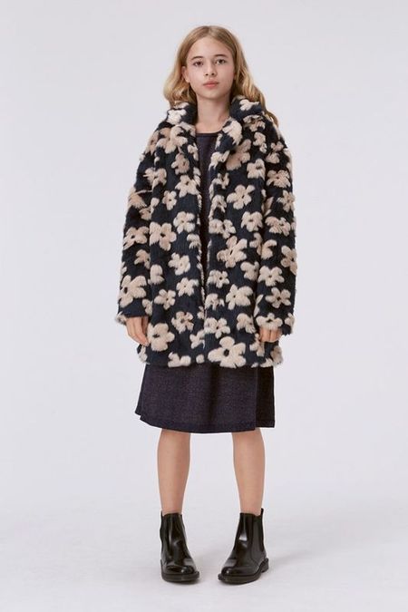 Пальто из искусственного меха с принтом Molo 8992₽