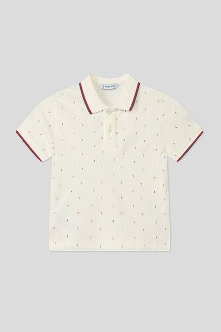 Поло хлопковое с контрастными деталями Mayoral 1393₽