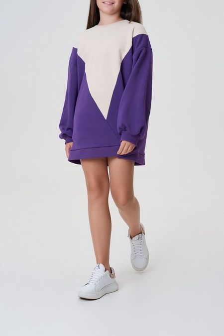 Хлопковый свитшот оверсайз Choupette 1192₽