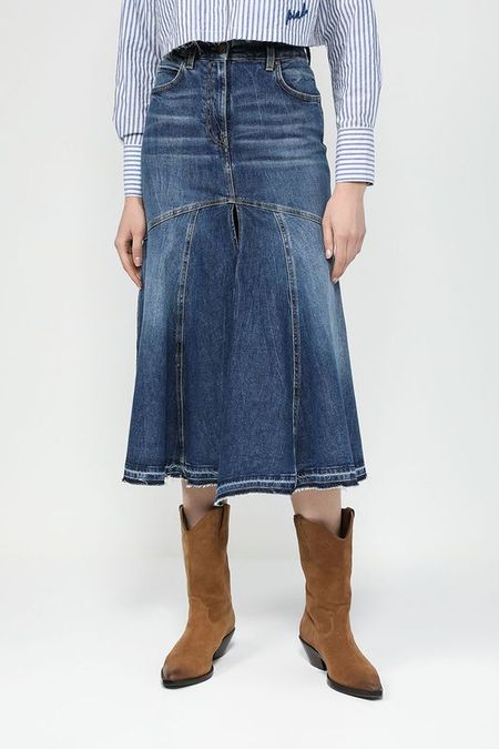 Юбка джинсовая с разрезом Pinko 20790₽