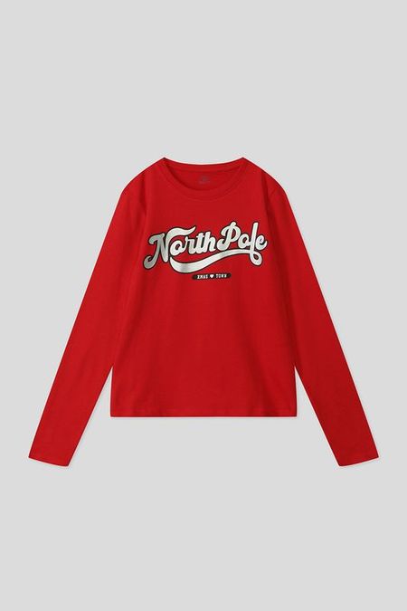 Хлопковый лонгслив с принтом OVS 307₽