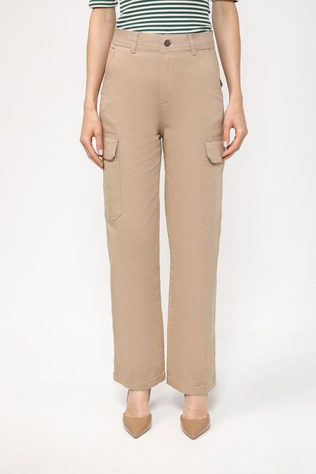 Брюки прямого кроя с накладными карманами OVS 1387₽