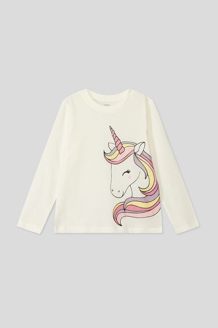 Лонгслив хлопковый с принтом OVS 290₽