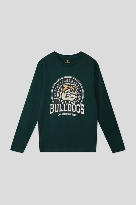 Хлопковый лонгслив с принтом OVS 442₽