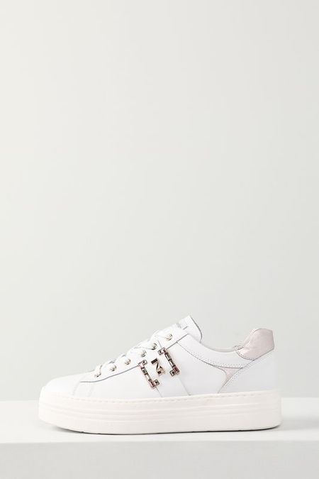 Кеды кожаные с логотипом Nero Giardini 10230₽