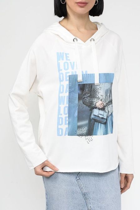 Худи с принтом Monari