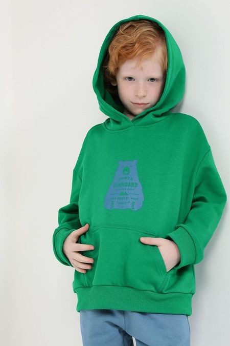 Худи из смесового хлопка с принтом GIOCO 600₽