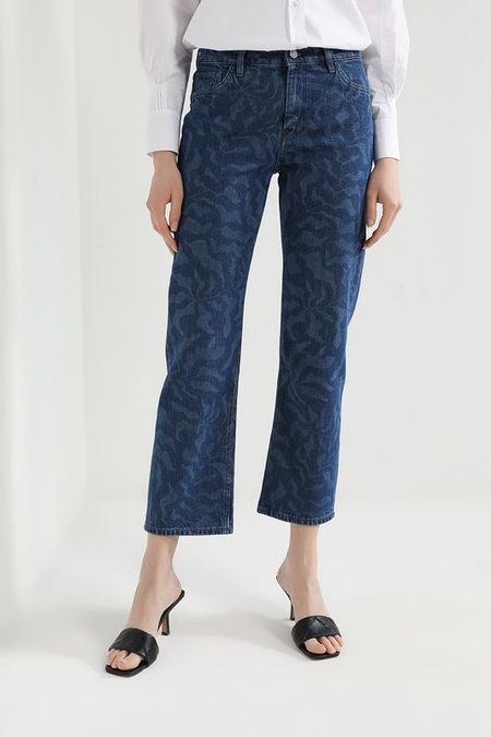 Джинсы с принтом укороченные sOliver 2602₽