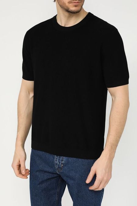 Джемпер хлопковый с коротким рукавом COLORPLAY