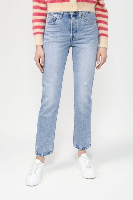 Джинсы с эффектом потертости 501 LEVIS 11332₽