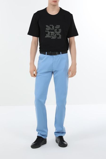 Брюки чинос из эластичного атласа BOSS 6742₽