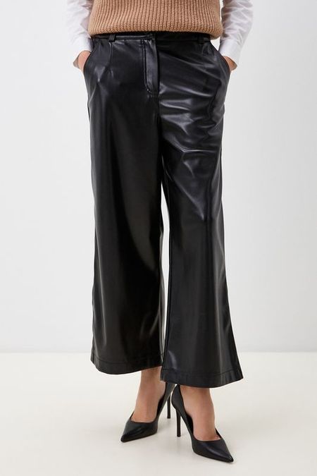 Брюки укороченные из искусственной кожи Auranna 6817₽