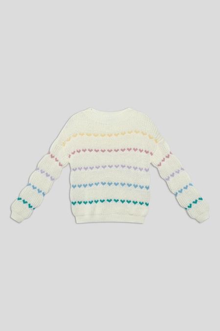 Джемпер вязаный с принтом Benetton 2775₽