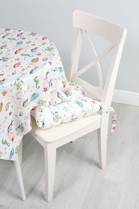 Подушка на стул с принтом Tropical Fishes COINCASA 1042₽