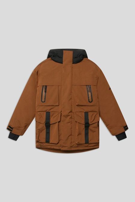 Пальто утепленное с капюшоном и карманами Вильям Oldos 7867₽