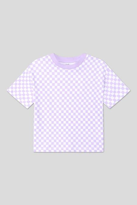 Футболка хлопковая в клетку OVS 330₽