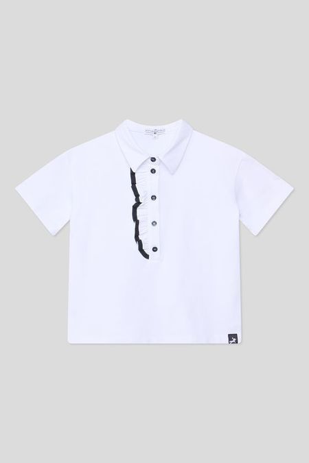 Блуза хлопковая с контрастными деталями Junior Republic 2407₽