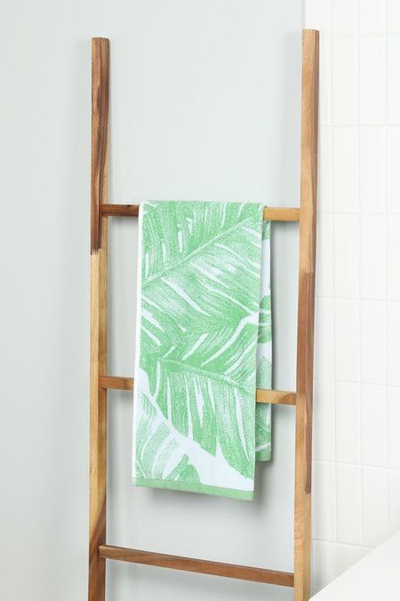 Полотенце хлопковое с принтом Foglie Green COINCASA 592₽