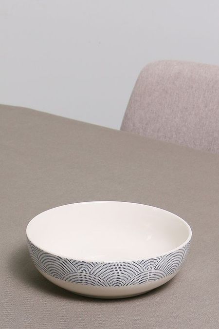 Тарелка фарфоровая суповая с принтом Orientale Tognana 742₽