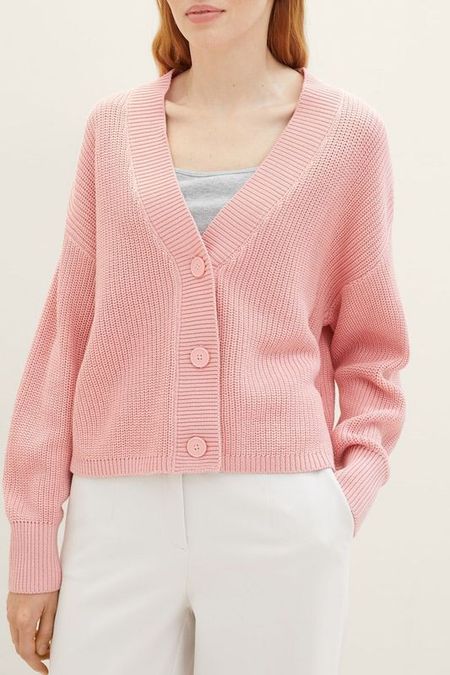 Кардиган из смесового хлопка на пуговицах TOM TAILOR 5249₽