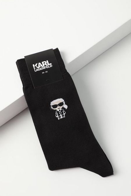 Носки классические из хлопка с логотипом Karl Lagerfeld 1230₽