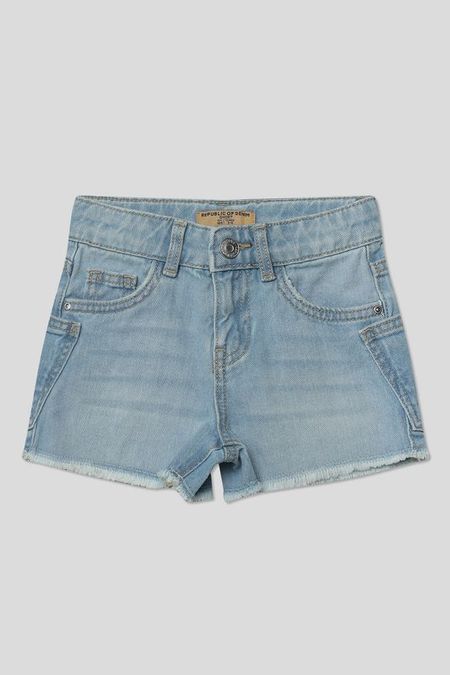 Шорты джинсовые с эффектом потертости Republic of Denim 465₽