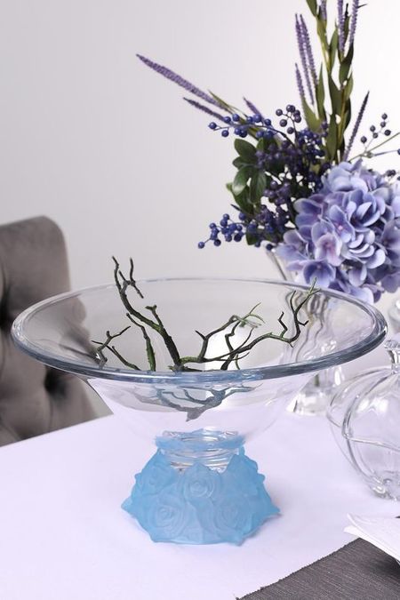 Блюдо хрустальное для фруктов на ножке Frost Crystalite Bohemia 7342₽