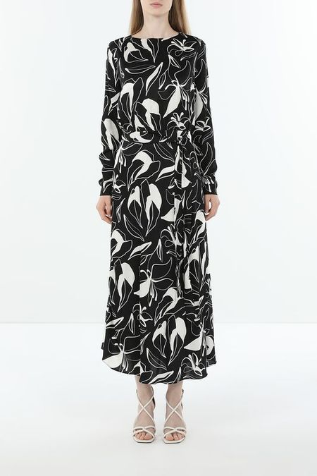 Платье на поясе с принтом SABRINA SCALA 9967₽