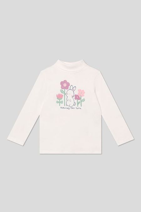 Водолазка хлопковая с принтом Fagottino 622₽