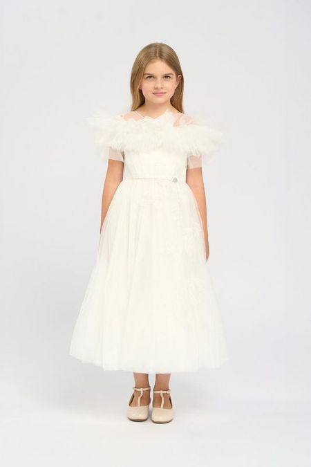 Платье пышное из тюля с цветами Choupette 8390₽