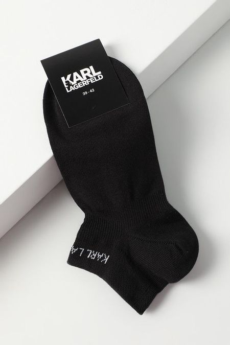 Носки укороченные из хлопка с логотипом Karl Lagerfeld 1477₽