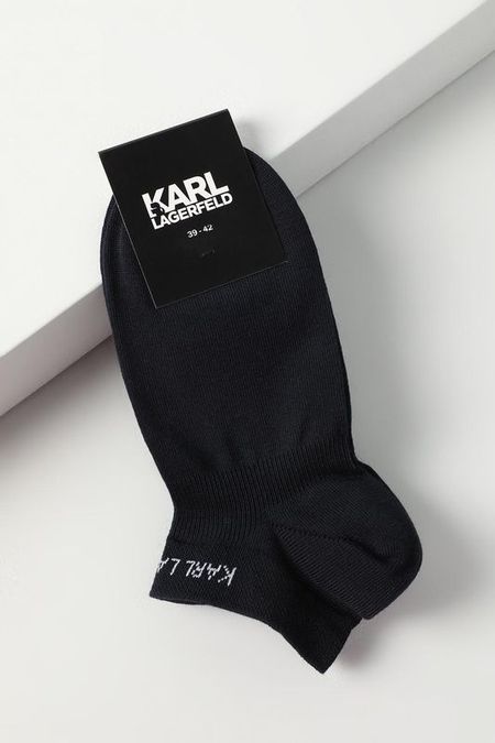 Носки укороченные из хлопка с логотипом Karl Lagerfeld 1230₽