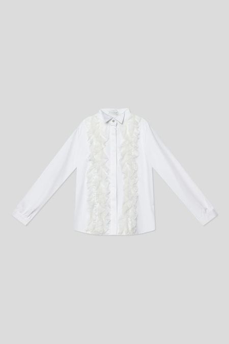 Рубашка хлопковая с отделкой из кружева Choupette 3405₽