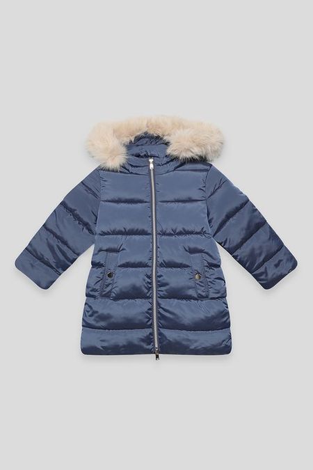 Пальто утепленное с меховой опушкой OVS 5617₽