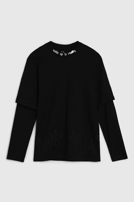 Лонгслив хлопковый с принтом OVS 1867₽