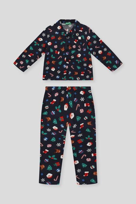 Пижама хлопковая с принтом Benetton Undercolors 3742₽