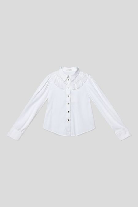 Рубашка с отделкой из рюшей Choupette 2932₽