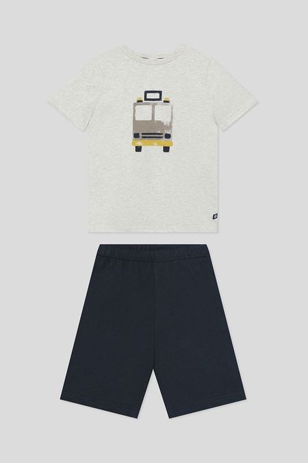 Пижама хлопковая с принтом Sanetta 3442₽