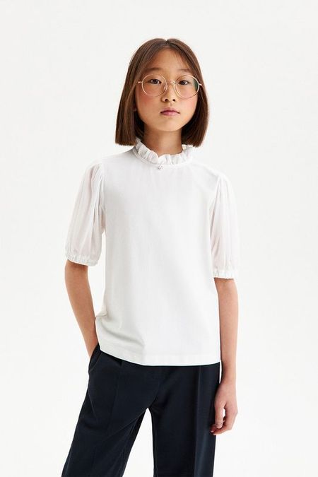 Блузка трикотажная с воротником стойкой Silver Spoon 3910₽
