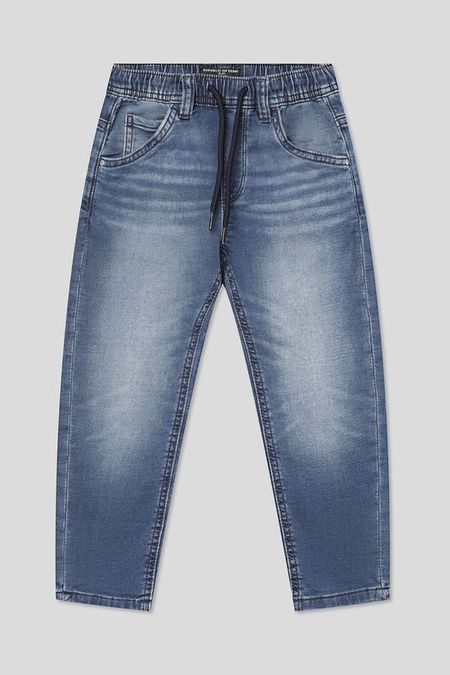 Джинсы на кулиске с эффектом потертости Republic of Denim 1567₽