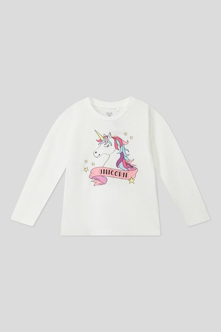 Лонгслив хлопковый с принтом OVS 322₽