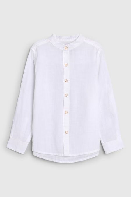 Рубашка хлопковая с воротником стойкой OVS 622₽