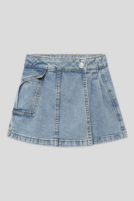Юбка-шорты из денима с запахом OVS 1305₽